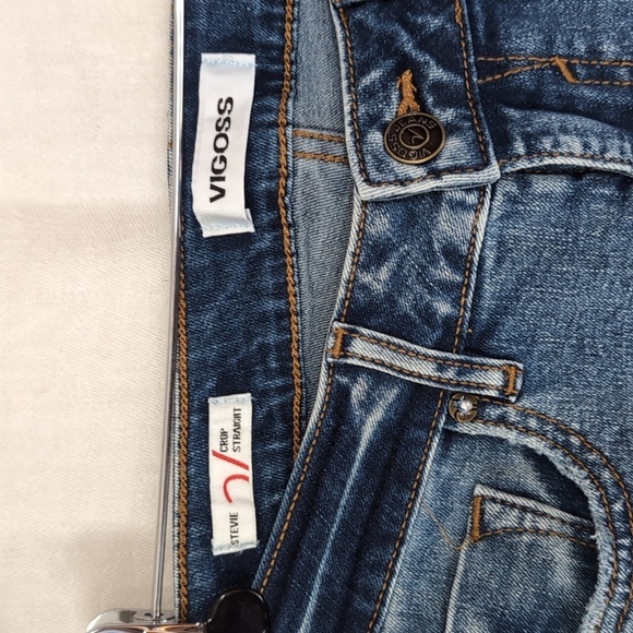 Vigoss Stevie Straight Crop Jeans Size 27 New with Tag - Picture 2 of 4